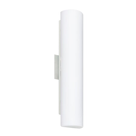 Besa Lighting Baaz 20 Wall Sconce, Opal Matte, Polished Nickel Finish, 2x5W LED 786007-LED-PN